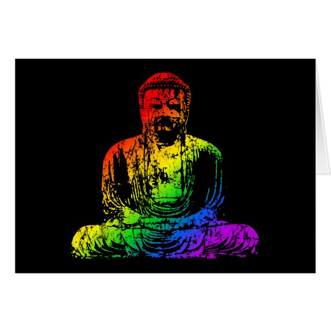Estatua del Buda Arcoiris (Anverso (Horizontal))