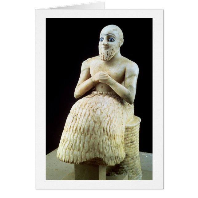 Estatua del oficial Ebih-Il, del Templo de (Frente)
