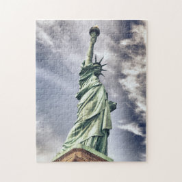 Estatua del rompecabezas de la libertad