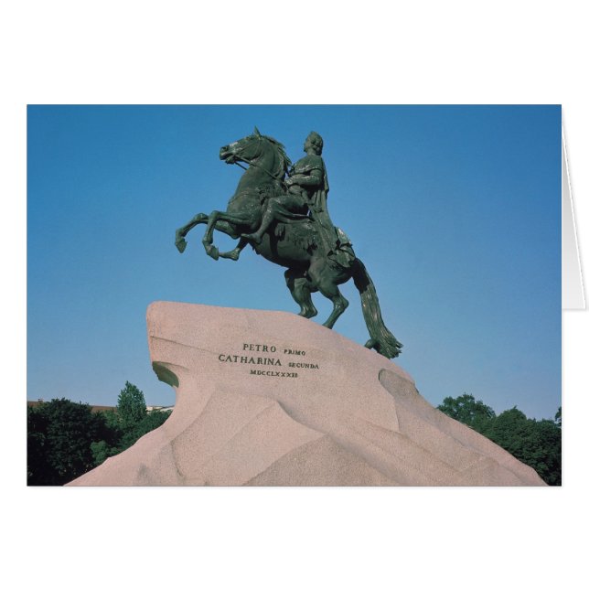 Estatua ecuestre de Pedro I el Grande, 1782 (Anverso (Horizontal))