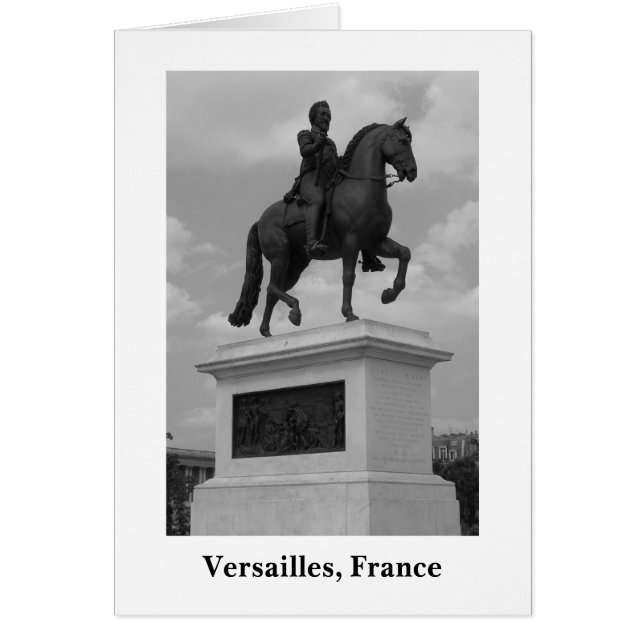 Estatua en Versalles (en blanco) (Frente)