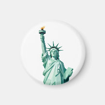 Estatua moderna del imán de la libertad