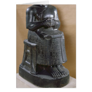 Estatua sin cabeza del príncipe Gudea como
