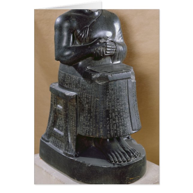 Estatua sin cabeza del príncipe Gudea como (Frente)