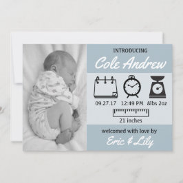 Estatuas Invitación del bebé