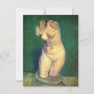 Estatuilla de yeso torso femenino por Vincent van