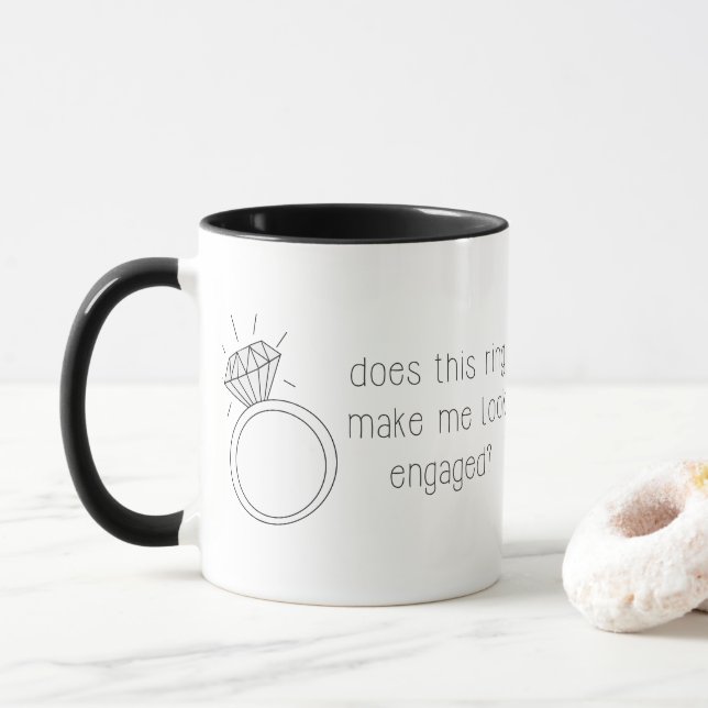 ¿Este anillo hace que parece enganchado? taza (Con donut)