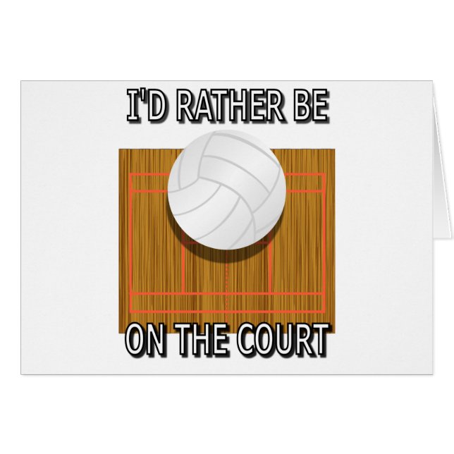 Esté bastante en la corte (el voleibol) (Anverso (Horizontal))