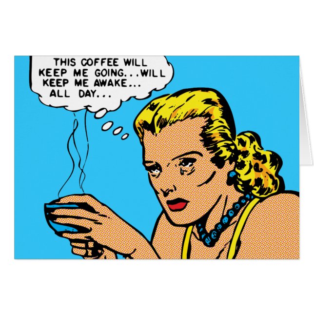 Este café me mantendrá despierto (Anverso (Horizontal))