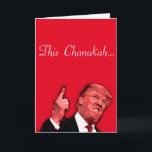 Este Chanukah va a ser enorme, la tarjeta satírica<br><div class="desc">Este Chanukah será una enorme tarjeta satírica de Donald Trump del diseñador Brad Hines</div>