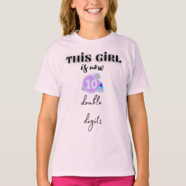 este chica es ahora 10 camiseta de dos dígitos