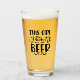 Este Chica necesita una cerveza