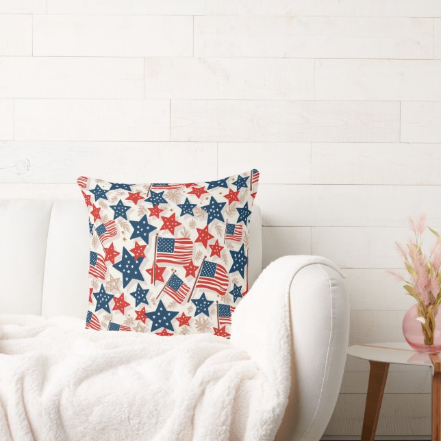 Este cojín representa la bandera nacional. (Sofá)