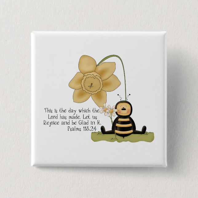 Este día - botón cuadrado (Anverso)