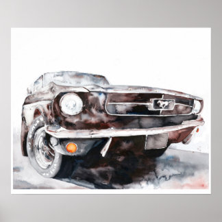 Este es Black Sunshine: Arte de auto de Mustang