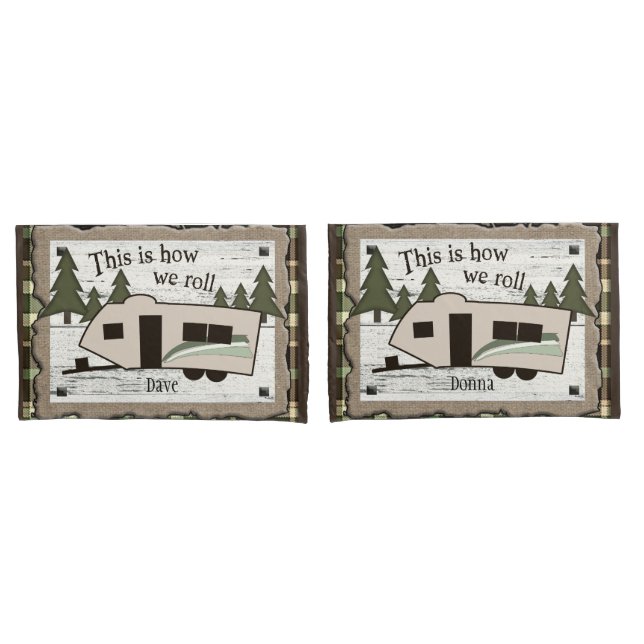 Éste es cómo rodamos fundas de almohada (Anverso - Set)