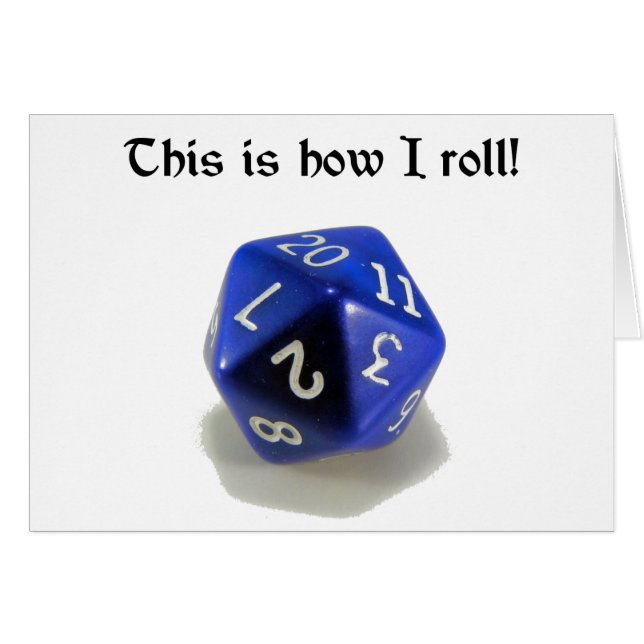 Éste es cómo ruedo (d20) (Anverso (Horizontal))