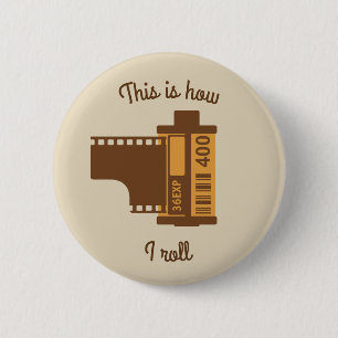 Éste es cómo ruedo el botón de la película de 