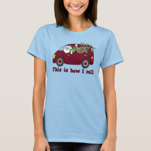 Éste es cómo ruedo la camiseta de Santa