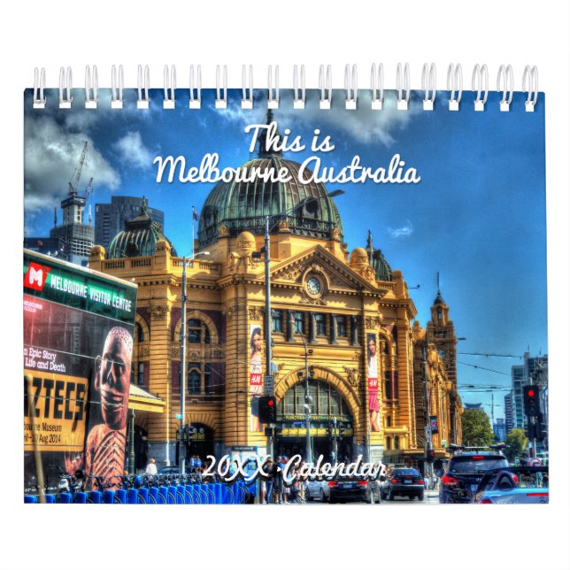 Este es el calendario australiano de Melbourne (Tapa)
