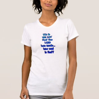 Este es el día de la camiseta de texto azul