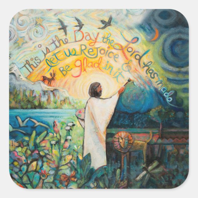 Este es el día en que el Señor hizo pegatina (Anverso)