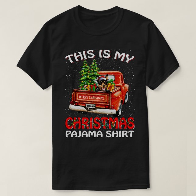 Este Es El Kelpi Australiano De La Camisa Pajama D (Diseño del anverso)
