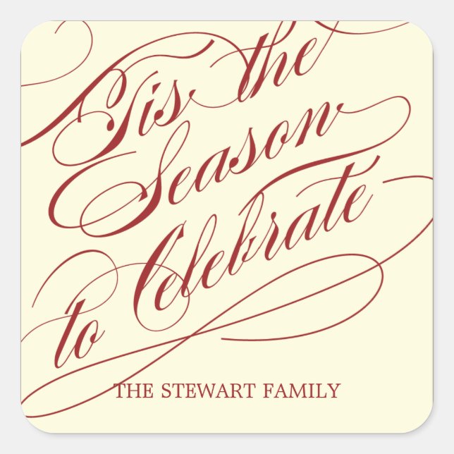 Este Es El Pegatina De Regalos De Vacaciones De Te (Anverso)