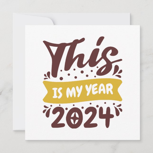 Este es mi año 2024 (Anverso)