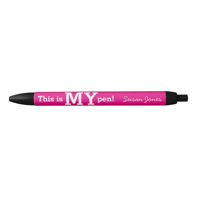Este es MI bolígrafo único y divertido regalo de o (Anverso)