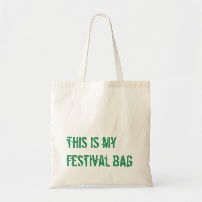 éste es mi bolso del festival (Frente)