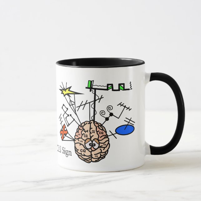 ¡Éste es mi cerebro en la taza del equipo de (Derecha)