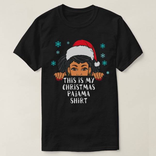 Este es mi chica de suéter negro de navidades feos (Diseño del anverso)