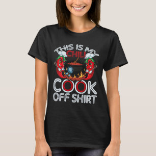 Este es mi cocinero de chile de la camiseta de com