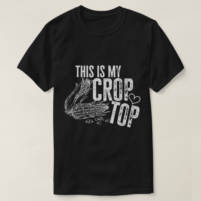 Este Es Mi Crop Top Funny Corn Amantes (Diseño del anverso)