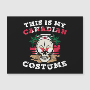 Este es mi disfraz divertido de Halloween canadien