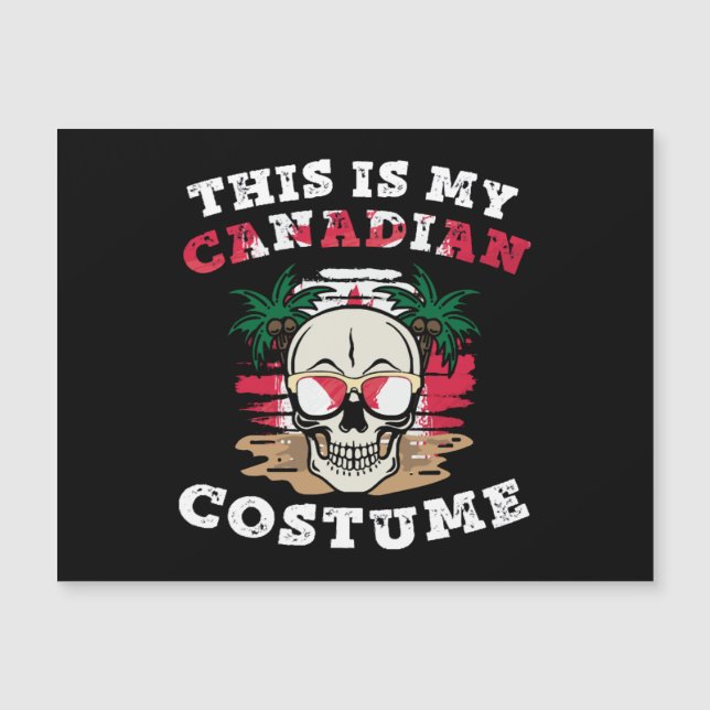 Este es mi disfraz divertido de Halloween canadien (Anverso)