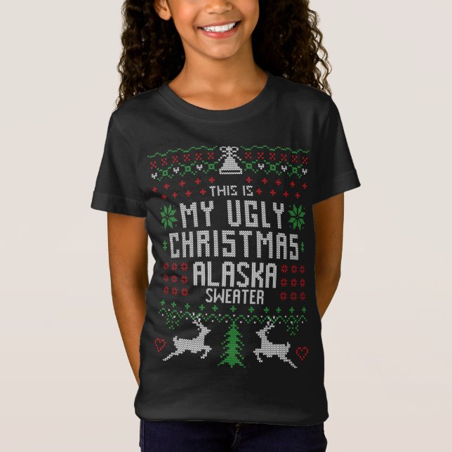 Este es mi feo Navidad Alaska Sweater Funny Xma (Anverso)