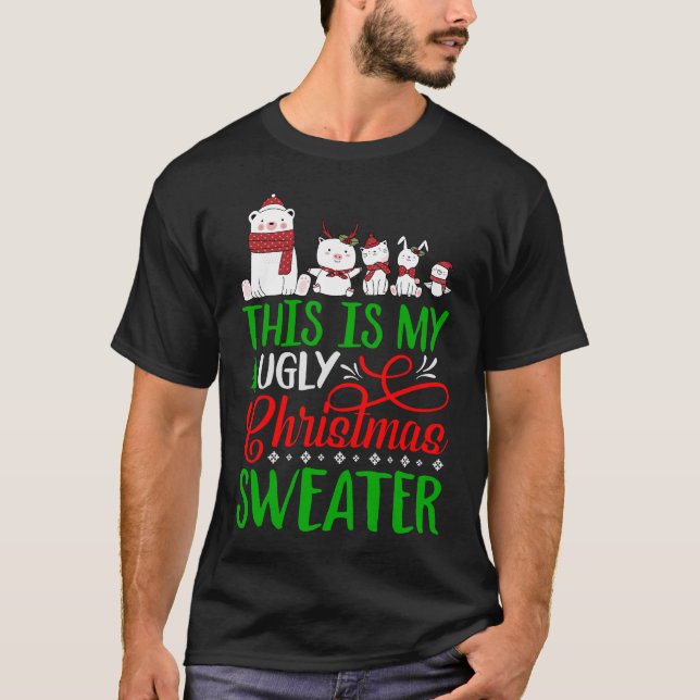 Este Es Mi Feo Navidad Sweater Funny (Anverso)