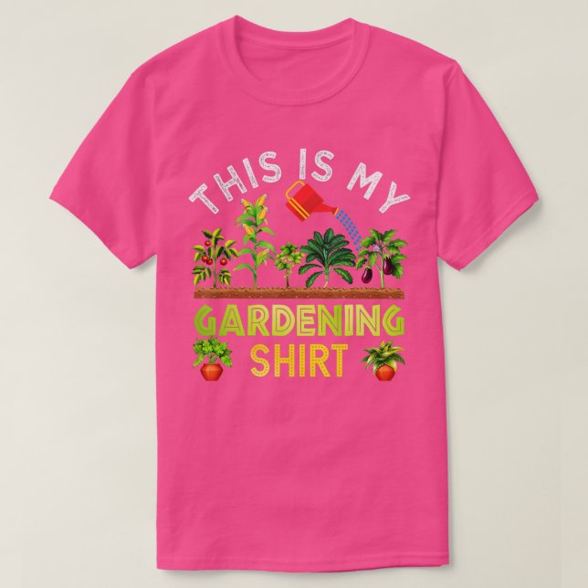 Este Es Mi Gracioso Regalo De Jardinería De Camisa (Diseño del anverso)