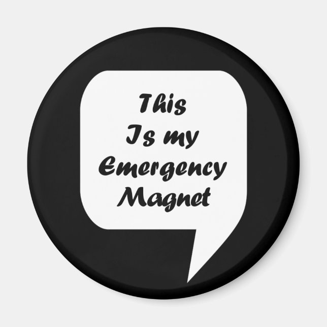 'Este Es Mi Imán De Emergencia' (Frente)