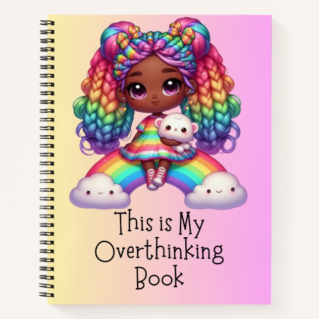 Este Es Mi Libro Sobrepensante - Cute Bloc De Nota (Anverso)