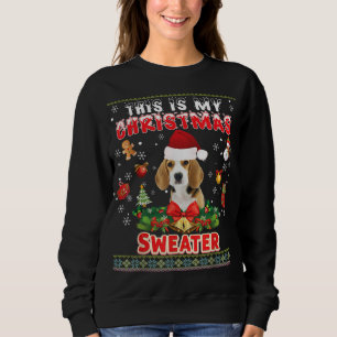Este Es Mi Navidad Sweater Beagle Dog Ugly Merry