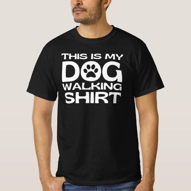 Este Es Mi Perro Caminando Camisa (Anverso)