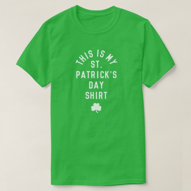 ESTE ES MI STO. CAMISETA DEL DÍA DE PATRICK (Diseño del anverso)