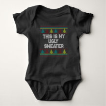 Este es mi suéter feo - bebé Onsie