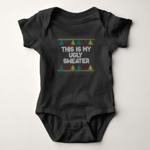 Este es mi suéter feo - bebé Onsie