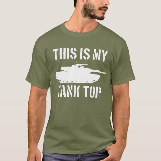Este Es Mi Tank Top Abrams Tank Funny Military (Anverso)