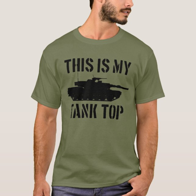 Este Es Mi Tank Top Abrams Tank Funny Military (Anverso)