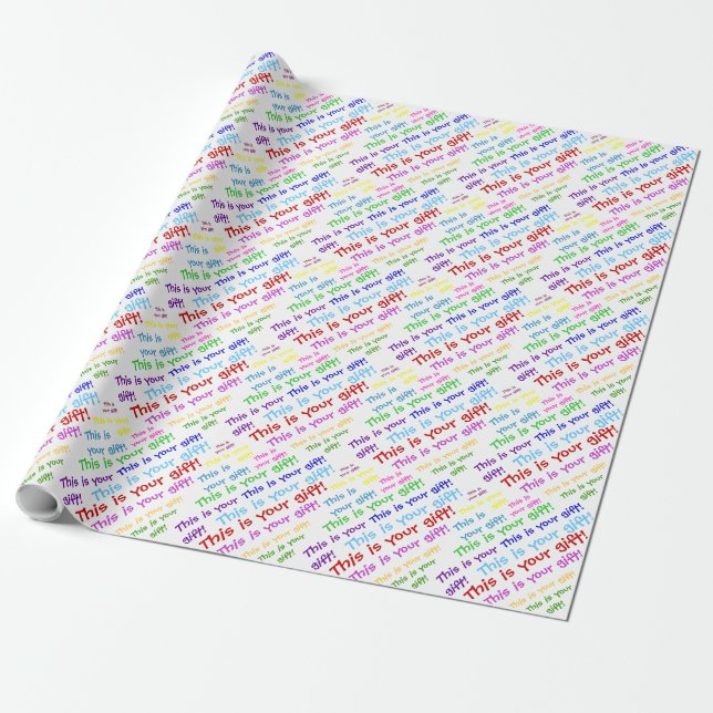 Éste es su papel de envoltorio para regalos (Desenrollado)